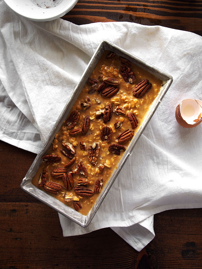 Pumpkin Spice Baked Oatmeal | thekitchenpaper.com