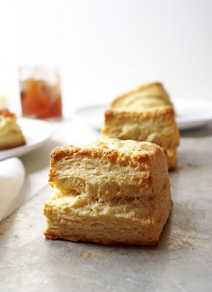 White Cheddar Buttermilk Biscuits Recipe | the kitchen paper