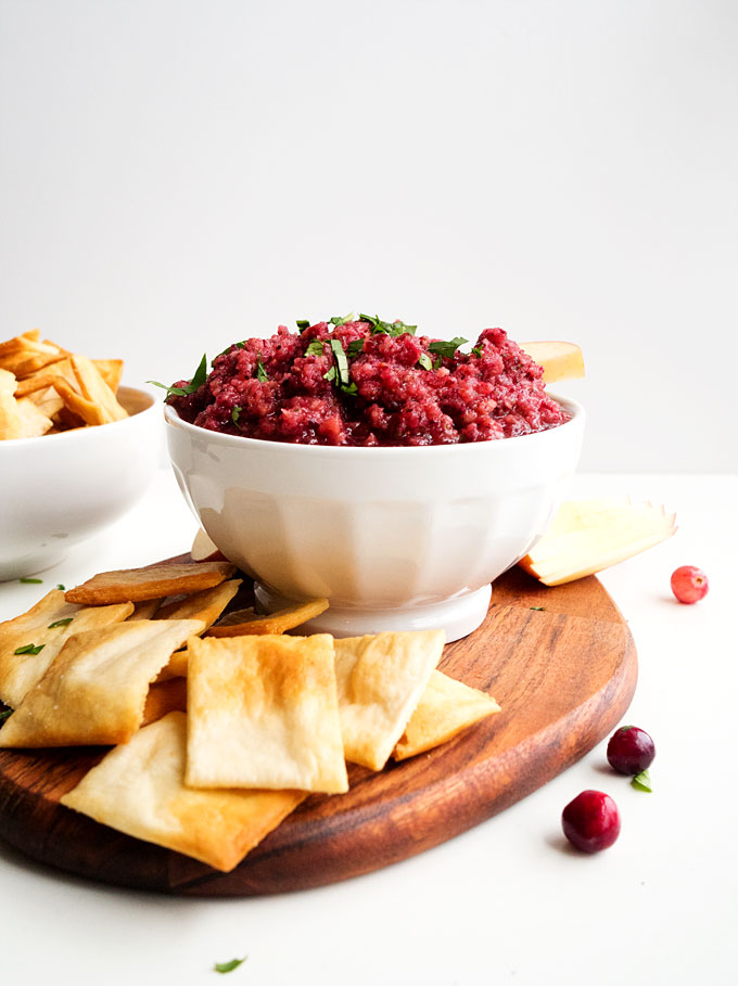 Apple-Cranberry Salsa | thekitchenpaper.com