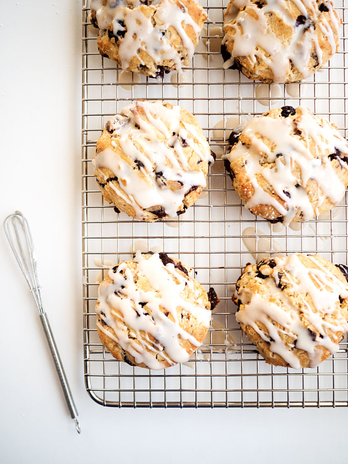 Dark Chocolate Cranberry Scones Recipe | The Kitchen Paper